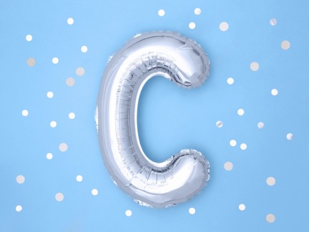 Ballon mylar lettre ''C'' -...