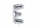Ballon mylar lettre ''E'' - 35cm - argent