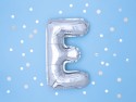 Ballon mylar lettre ''E'' - 35cm - argent