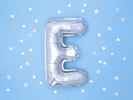 Ballon mylar lettre ''E'' -...