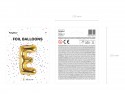 Ballon mylar lettre ''E'' - 35cm - or