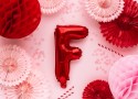 Ballon en mylar Lettre ''F'' - 35cm - rouge