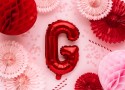Ballon en mylar Lettre ''G'' - 35cm - rouge