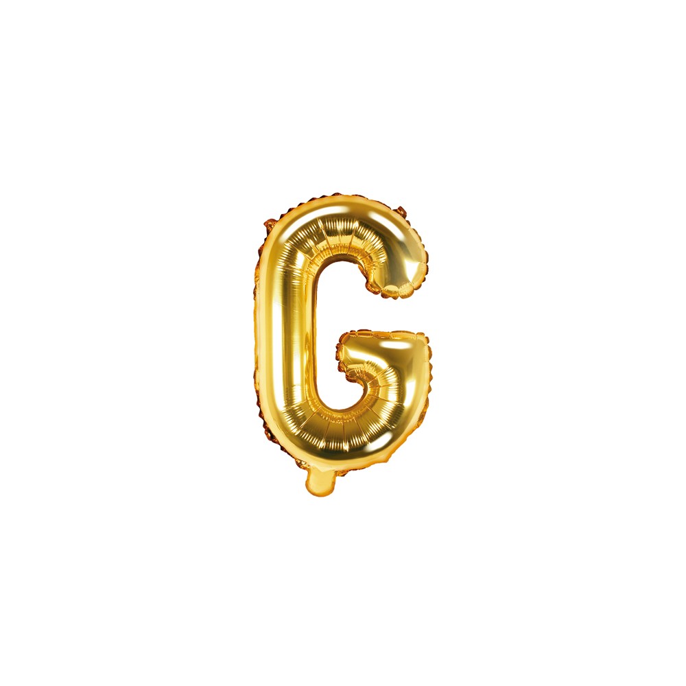 Ballon mylar lettre ''G'' - 35cm - or
