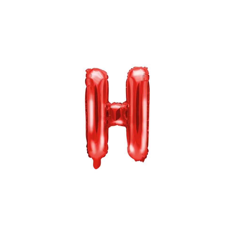 Ballon en mylar Lettre ''H'' - 35cm - rouge