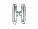 Ballon mylar lettre ''H'' - 35cm - argent