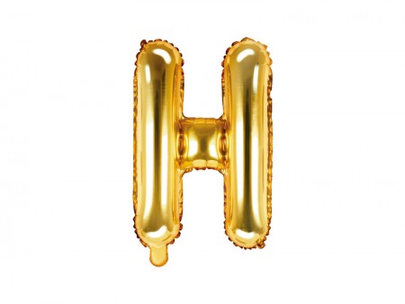 Ballon mylar lettre ''H'' -...