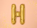 Ballon mylar lettre ''H'' - 35cm - or