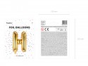 Ballon mylar lettre ''H'' - 35cm - or