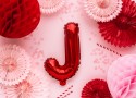 Ballon en mylar Lettre ''J'' - 35cm - rouge
