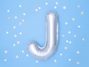 Ballon mylar lettre ''J'' - 35cm - argent