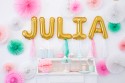 Ballon mylar lettre ''J'' - 35cm - or