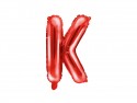 Ballon en mylar Lettre ''K'' - 35cm - rouge