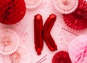 Ballon en mylar Lettre ''K'' - 35cm - rouge