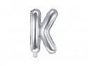 Ballon mylar lettre ''K'' - 35cm - argent