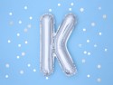 Ballon mylar lettre ''K'' - 35cm - argent