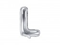 Ballon mylar lettre ''L'' - 35cm - argent