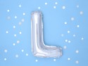 Ballon mylar lettre ''L'' - 35cm - argent