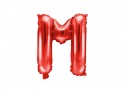 Ballon en mylar Lettre ''M'' - 35cm - rouge