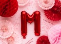 Ballon en mylar Lettre ''M'' - 35cm - rouge