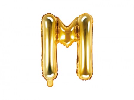 Ballon mylar lettre ''M'' -...