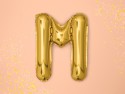 Ballon mylar lettre ''M'' - 35cm - or