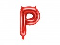 Ballon en mylar Lettre ''P'' - 35cm - rouge