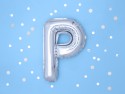 Ballon mylar lettre ''P'' - 35cm - argent