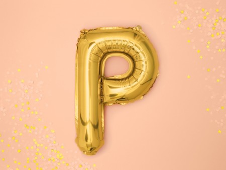 Ballon mylar lettre ''P'' -...