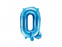 Ballon mylar lettre ''Q'' - 35cm - bleu