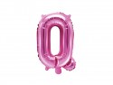 Ballon mylar lettre ''Q'' - 35cm - rose foncé