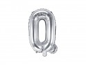 Ballon mylar lettre ''Q'' - 35cm - argent