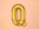 Ballon mylar lettre ''Q'' - 35cm - or