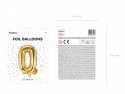 Ballon mylar lettre ''Q'' - 35cm - or