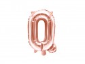 Ballon mylar Lettre ''Q'' - 35cm - or rose