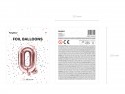 Ballon mylar Lettre ''Q'' - 35cm - or rose