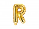 Ballon mylar lettre ''R'' - 35cm - or