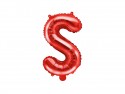 Ballon en mylar Lettre ''S'' - 35cm - rouge