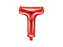 Ballon en mylar Lettre ''T'' - 35cm - rouge