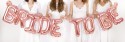 Ballon mylar Lettre ''T'' - 35cm - or rose