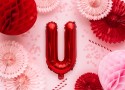 Ballon en mylar Lettre ''U'' - 35cm - rouge