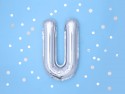 Ballon mylar lettre ''U'' - 35cm - argent