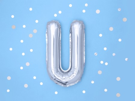 Ballon mylar lettre ''U'' -...
