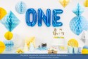 Ballon mylar lettre ''V'' - 35cm - bleu
