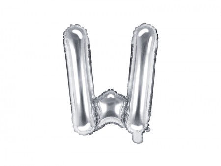 Ballon mylar lettre ''W'' -...