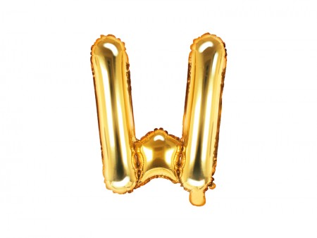 Ballon mylar lettre ''W'' -...