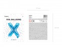 Ballon mylar lettre ''X'' - 35cm - bleu