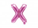 Ballon mylar Lettre ''X'' - 35cm - rose foncé