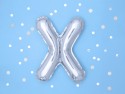 Ballon mylar lettre ''X'' - 35cm - argent