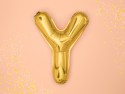 Ballon mylar lettre ''Y'' - 35cm - or